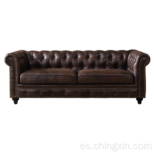 Mobiliario de la sala de estar del sofá de Chesterfield Tufted